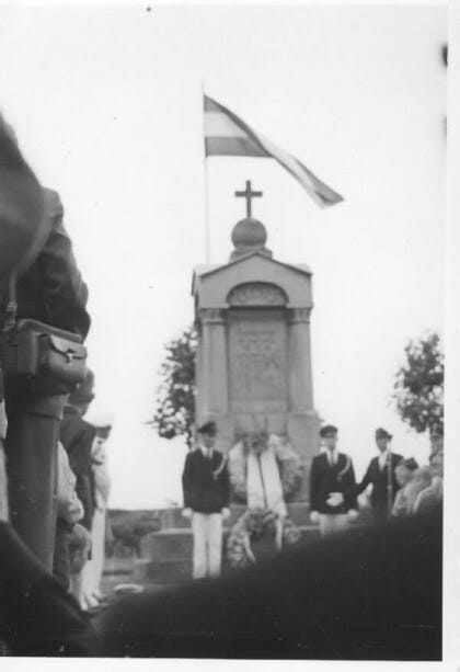 Kranzniederlegung 1950er